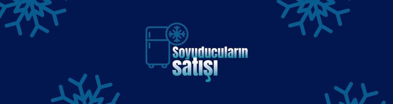 Soyuducuların satışı mağaza banneri