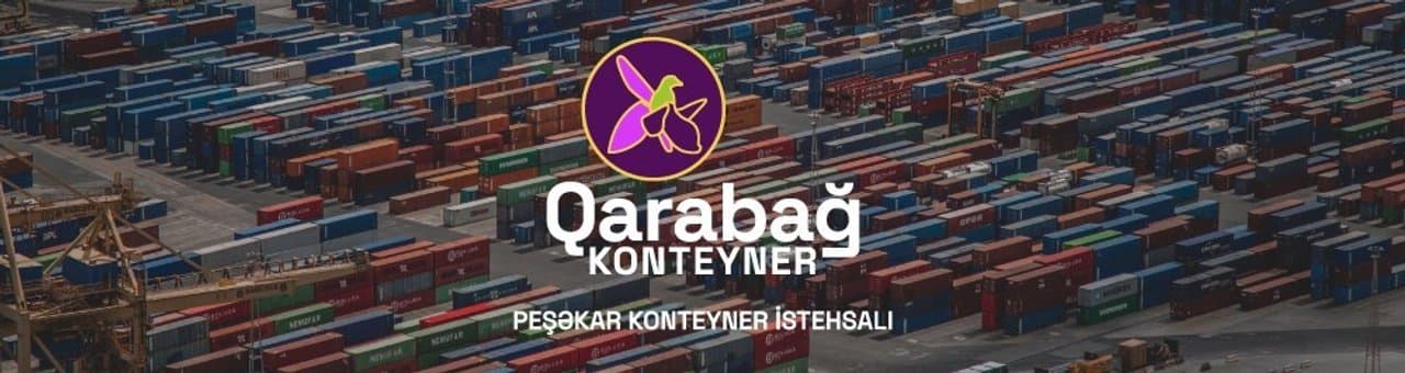 Qarabağ Konteyner mağaza banneri