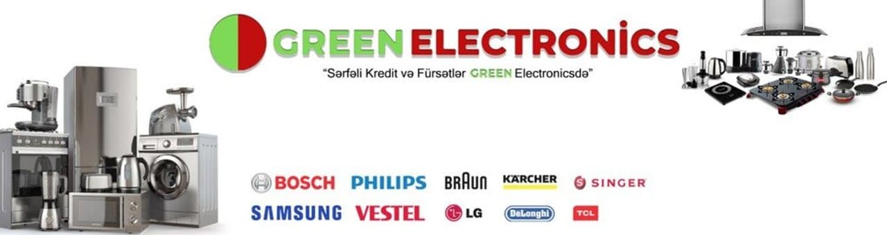 Green Electronics mağaza banneri
