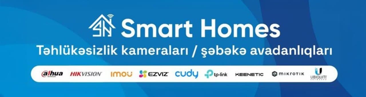 Smart Homes mağaza banneri