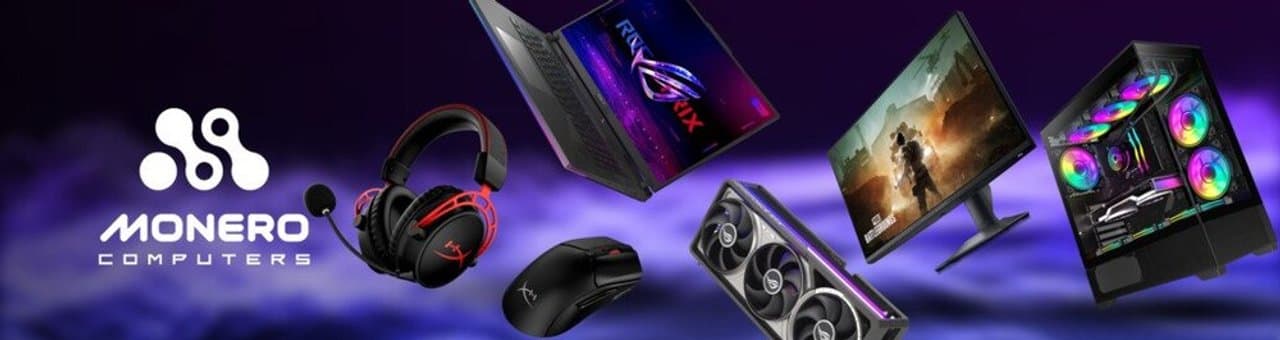 Monero Computers mağaza banneri