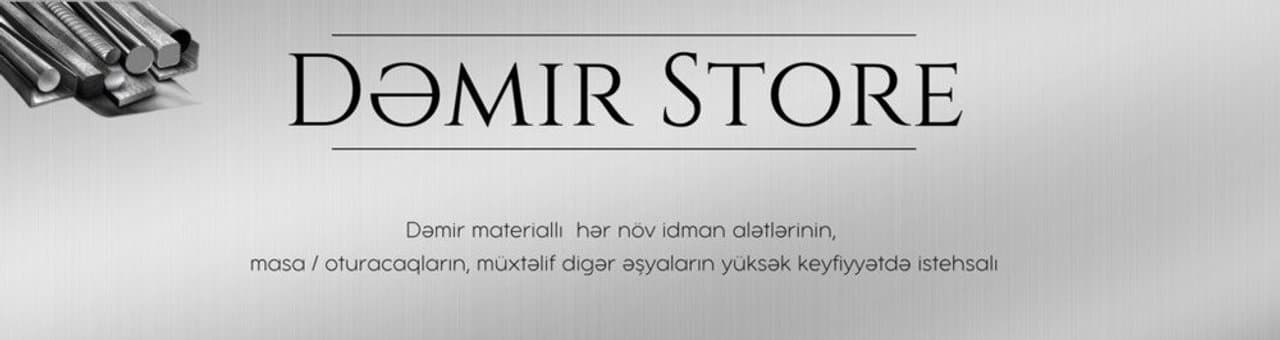Dəmir Store mağaza banneri