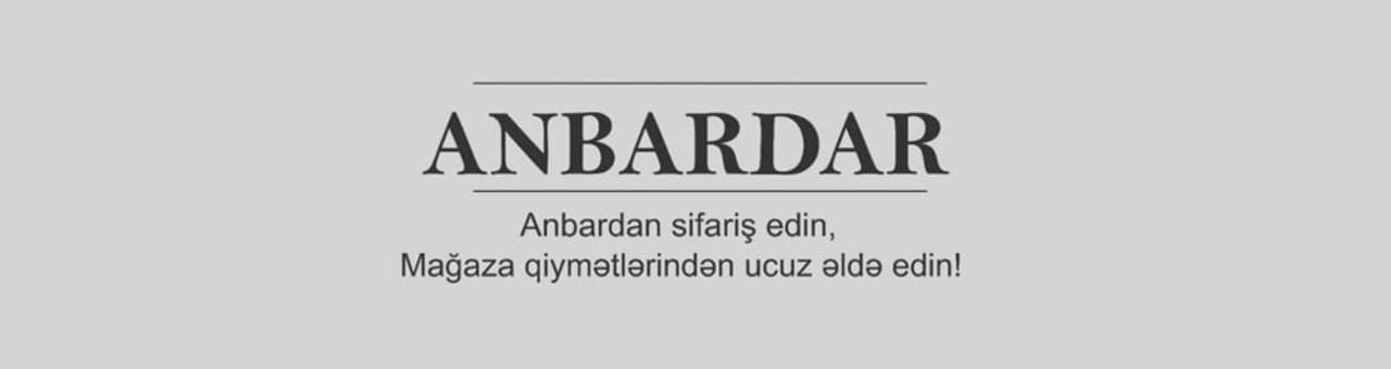 Anbardar mağaza banneri