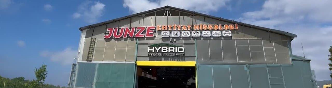 Junze Autoparts mağaza banneri