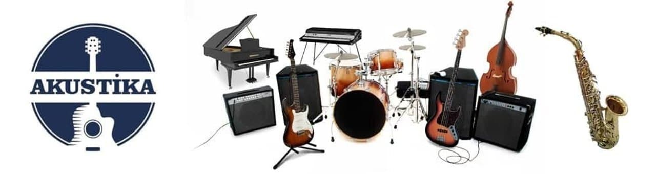 Akustika mağaza banneri