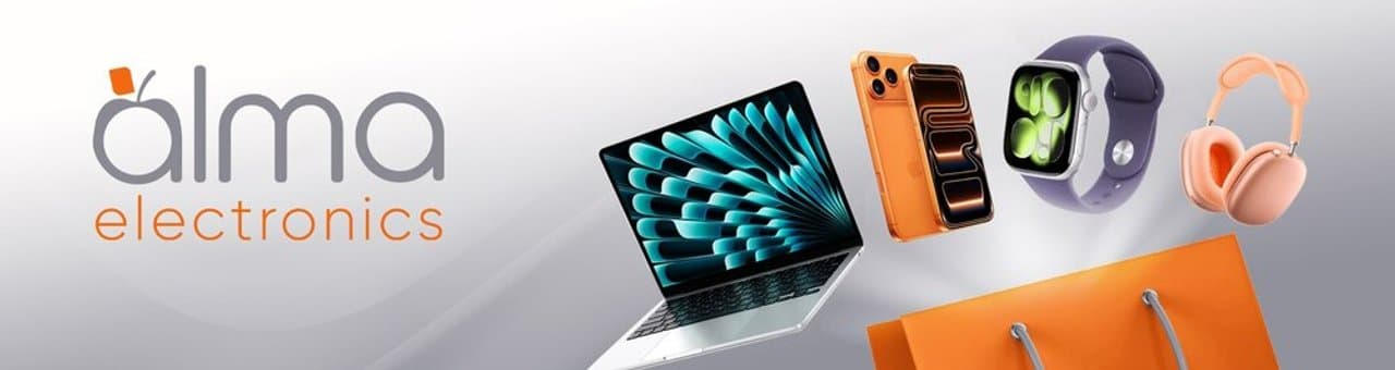 Alma Electronics mağaza banneri