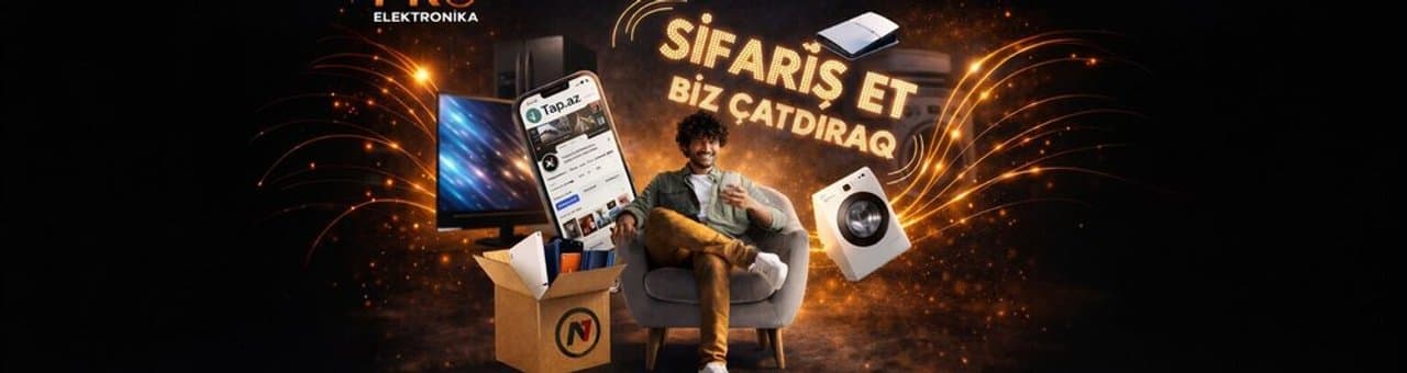 Elektronika Nömrə 1 pro mağaza banneri