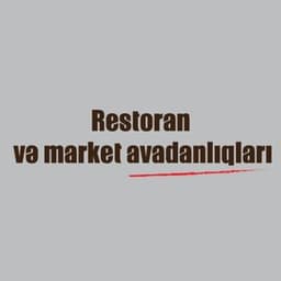 Restoran və market avadanlıqları logosu