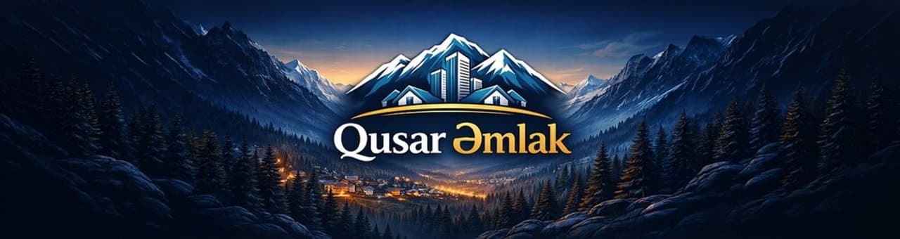 Qusar Əmlak mağaza banneri