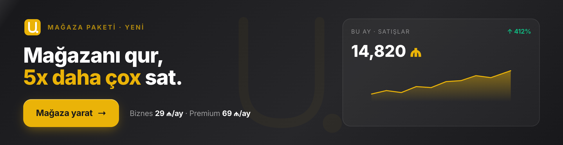 UcuzTap · Mağaza paketi (W1 store)