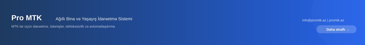 Pro MTK — IoT, təhlükəsizlik, avtomatlaşdırma platforması